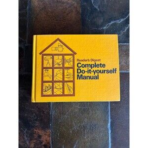 Readers Digest Complete Do-It-Yourself Manual 1973 Vintage Hardcover Home Book